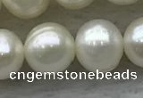 FWP80 15 inches 7mm - 8mm potato white freshwater pearl strands