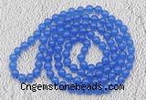 GMN10 Hand-knotted 8mm candy jade 108 beads mala necklaces