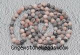 GMN111 Hand-knotted 6mm pink zebra jasper 108 beads mala necklaces