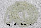 GMN12 Hand-knotted 8mm candy jade 108 beads mala necklaces