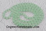 GMN14 Hand-knotted 8mm candy jade 108 beads mala necklaces
