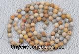 GMN401 Hand-knotted 8mm, 10mm yellow crazy lace agate 108 beads mala necklaces