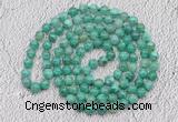 GMN440 Hand-knotted 8mm, 10mm peafowl agate 108 beads mala necklaces