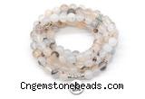 GMN7064 8mm montana agate 108 mala beads wrap bracelet necklaces