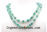 GMN8008 18 - 36 inches 8mm, 10mm green banded agate 54, 108 beads mala necklaces