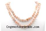 GMN8027 18 - 36 inches 8mm, 10mm sunstone 54, 108 beads mala necklaces