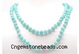 GMN8038 18 - 36 inches 8mm, 10mm amazonite 54, 108 beads mala necklaces