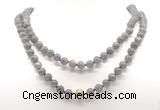 GMN8043 18 - 36 inches 8mm, 10mm grade A labradorite 54, 108 beads mala necklaces