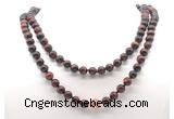 GMN8051 18 - 36 inches 8mm, 10mm grade AA red tiger eye 54, 108 beads mala necklaces