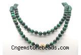 GMN8056 18 - 36 inches 8mm, 10mm green tiger eye 54, 108 beads mala necklaces