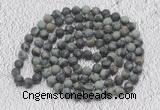 GMN912 Hand-knotted 8mm, 10mm matte kambaba jasper 108 beads mala necklaces