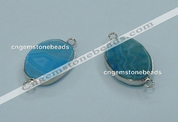 NGC129 13*18mm - 15*20mm freeform agate connectors wholesale