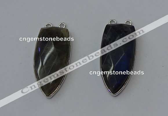 NGC5150 16*35mm - 18*40mm arrowhead labradorite connectors