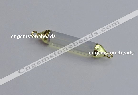 NGC5948 8*40mm tube opal connectors wholesale