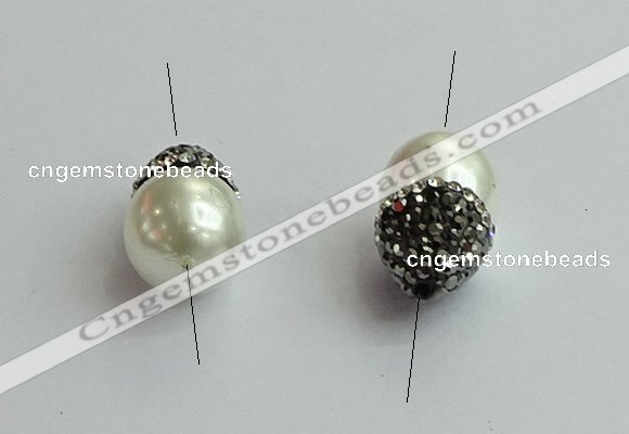 NGC6616 12*22mm - 13*20mm teardrop shell pearl connectors