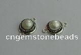 NGC6640 16mm coin pearl connectors wholesale