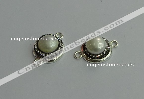 NGC6640 16mm coin pearl connectors wholesale