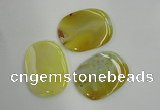 NGC72 40*55mm - 55*65mm freeform agate connectors wholesale