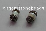 NGC7505 8*14mm - 8*18mm nuggets shell pearl connectors wholesale