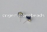 NGE165 4*6mm – 5*8mm freeform lapis lazuli gemstone earrings