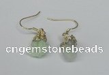 NGE25 10*14mm - 12*16mm nuggets druzy quartz earrings wholesale
