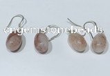 NGE413 10*14mm teardrop moonstone earrings wholesale