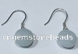 NGE425 10*10mm teardrop aquamarine earrings wholesale