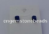 NGE5112 5*8mm freeform plated druzy quartz earrings wholesale