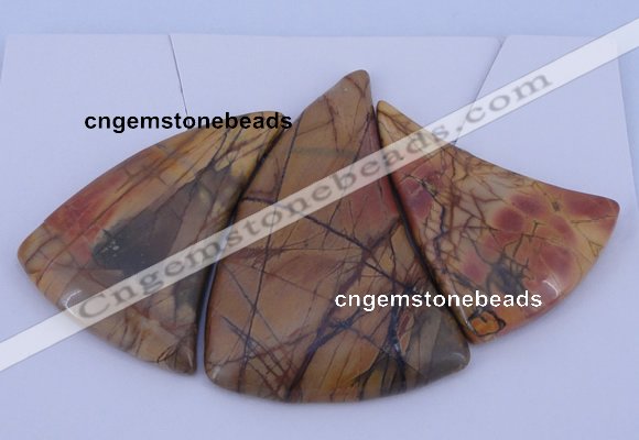 NGP07 Picasso jasper gemstone pendants set jewelry wholesale