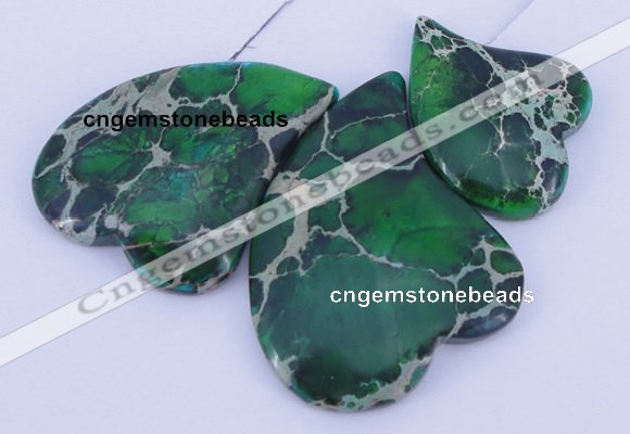 NGP102 Dyed imperial jasper gemstone pendants set jewelry wholesale