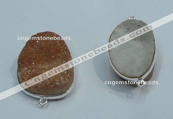 NGP1040 20*30mm - 25*35mm freeform druzy agate beads pendant