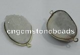 NGP1050 20*30mm - 25*35mm freeform druzy agate beads pendant