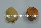 NGP1052 20*30mm - 25*35mm freeform druzy agate beads pendant