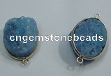 NGP1055 20*30mm - 25*35mm freeform druzy agate beads pendant