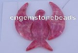 NGP109 Dyed rhodochrosite gemstone pendants set jewelry wholesale