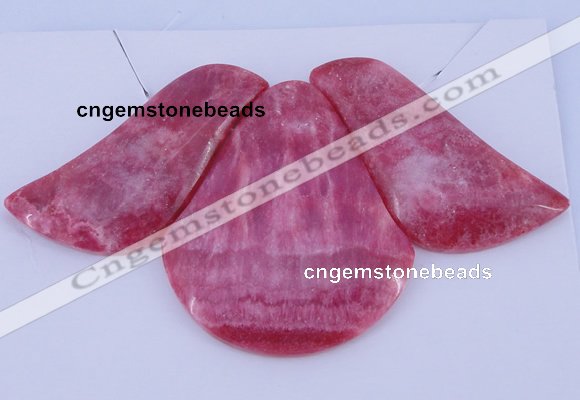 NGP112 Dyed rhodochrosite gemstone pendants set jewelry wholesale