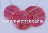 NGP114 Dyed rhodochrosite gemstone pendants set jewelry wholesale