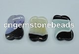 NGP1165 30*50mm freeform druzy agate pendants wholesale