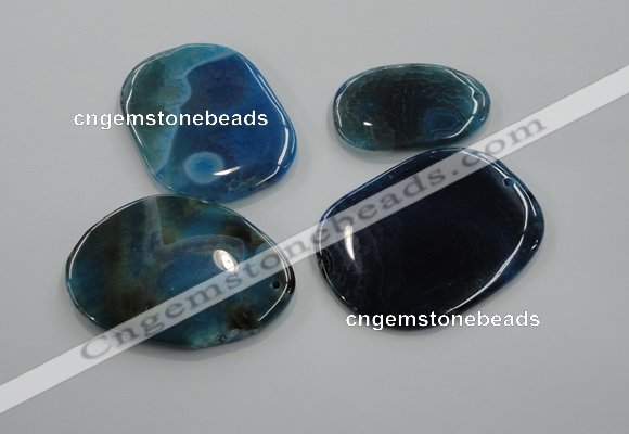 NGP1172 35*50mm - 45*65mm freeform agate gemstone pendants wholesale