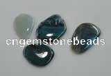 NGP1173 30*50mm - 35*60mm freeform agate gemstone pendants wholesale