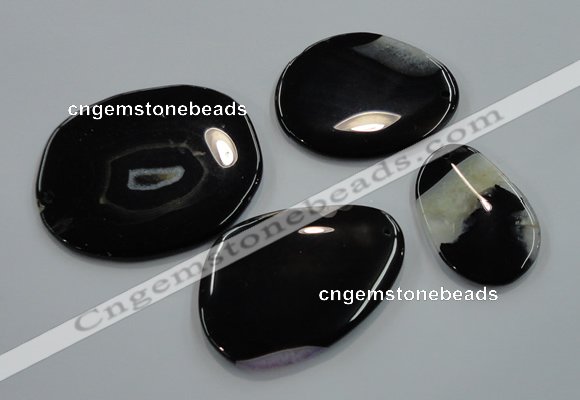 NGP1174 30*50mm - 50*65mm freeform agate gemstone pendants wholesale