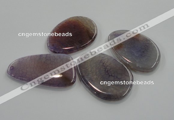 NGP1175 35*45mm - 40*60mm freeform agate gemstone pendants wholesale