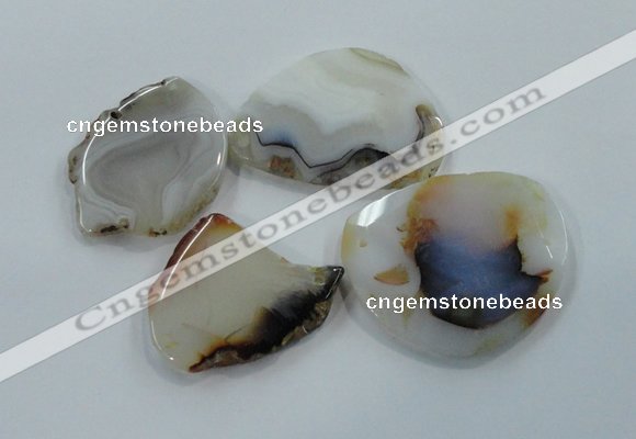 NGP1179 40*55mm - 50*75mm freeform agate gemstone pendants wholesale
