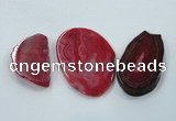 NGP1185 30*45mm - 60*80mm freeform agate gemstone pendants wholesale