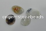 NGP1187 30*40mm - 40*50mm freeform agate gemstone pendants wholesale