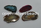 NGP1190 35*50mm - 40*70mm freeform agate gemstone pendants wholesale