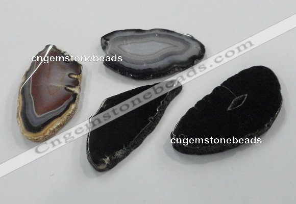 NGP1193 40*60mm - 50*70mm freeform agate gemstone pendants wholesale