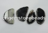 NGP1199 30*55mm - 55*75mm freeform agate gemstone pendants wholesale