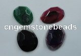 NGP1207 30*45mm - 35*55mm freeform agate gemstone pendants wholesale