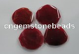 NGP1209 40*45mm - 50*65mm freeform agate gemstone pendants wholesale